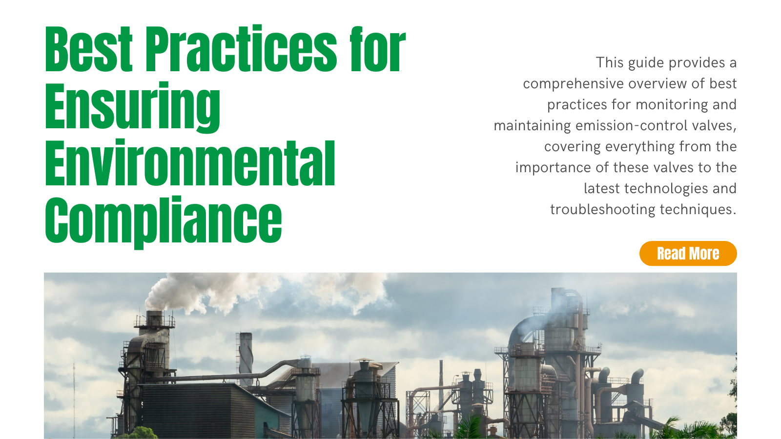 The Ultimate Guide to Monitoring and Maintaining Emission-Control Valves: Best Practices for Ensuring Environmental Compliance | INOX-TEK