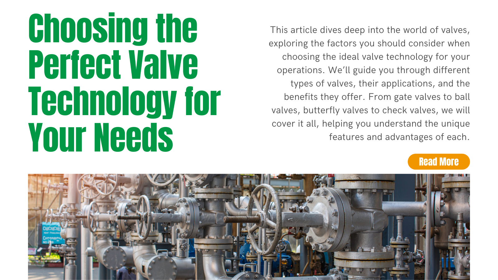 Unlocking Efficiency: Choosing the Perfect Valve Technology for Your Needs | INOX-TEK