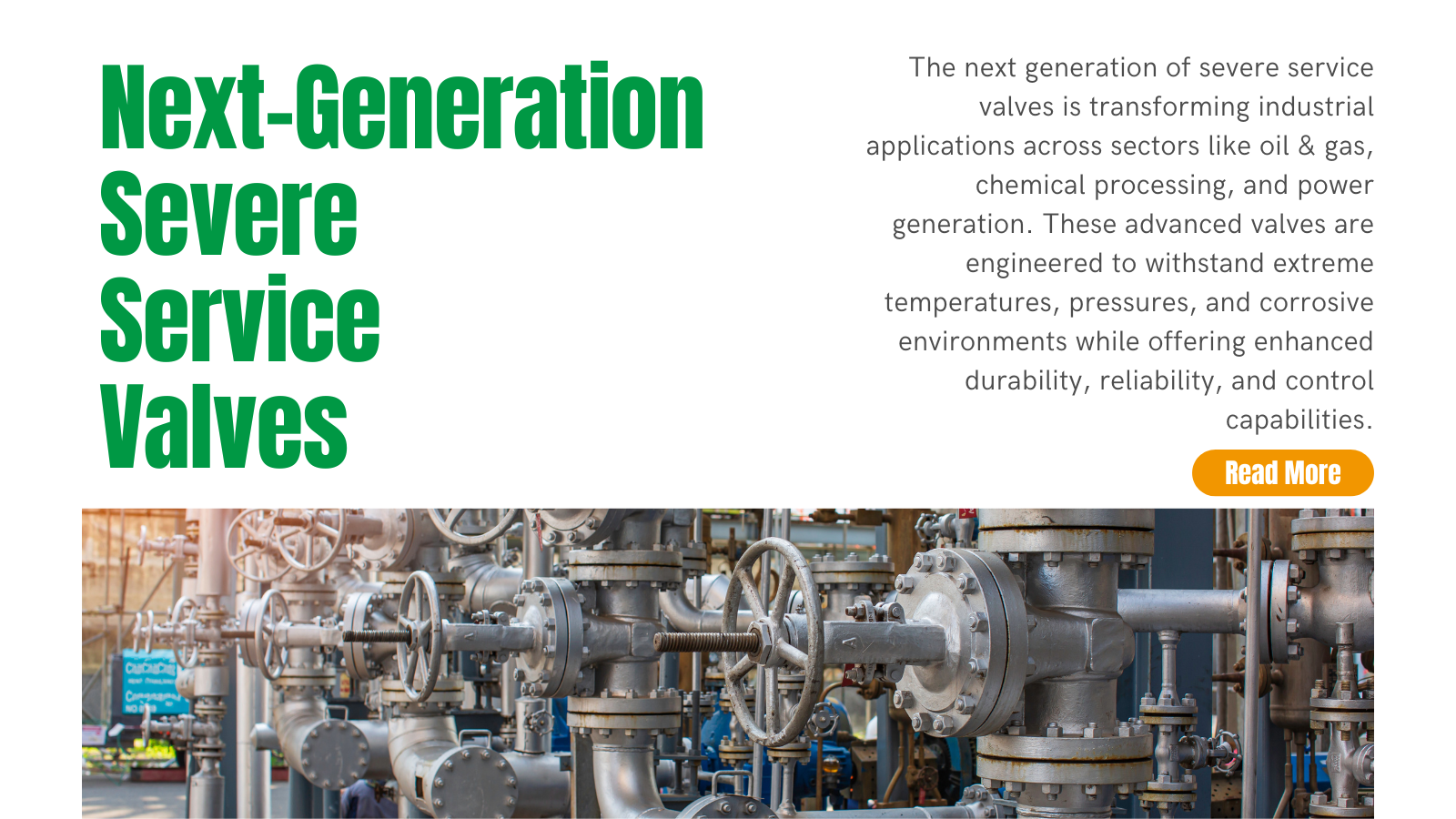 Pioneering the Future of Industrial Efficiency: Next-Generation Severe Service Valves | INOX-TEK