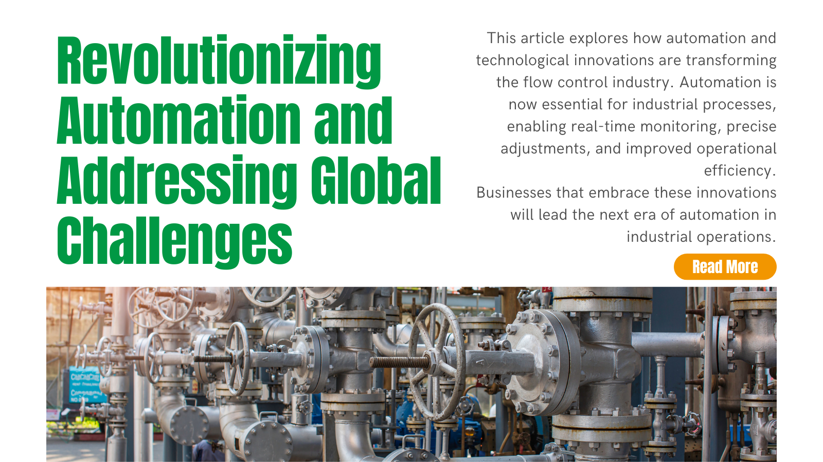 The Future of Flow Control: Revolutionizing Automation and Addressing Global Challenges | INOX-TEK